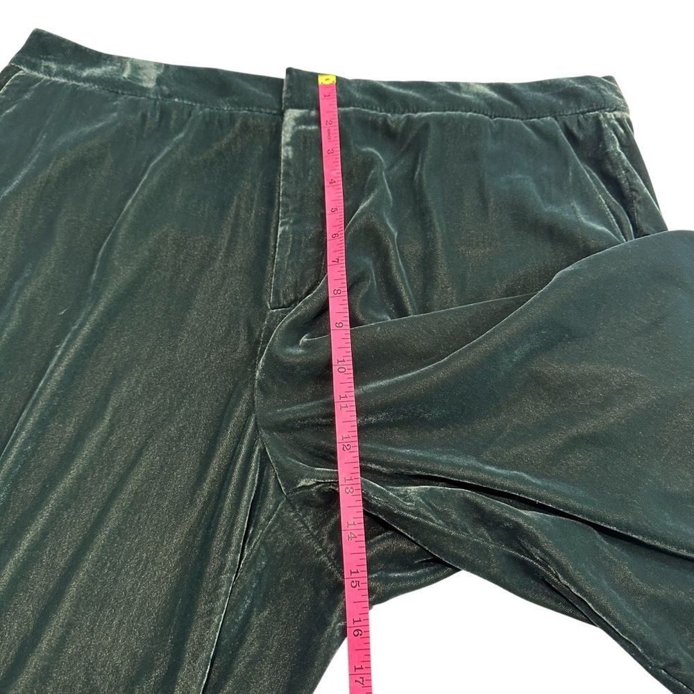 A New Day Womens Emerald Green‎ Velvet Trouser Pants, Plus 17 - Picture 8 of 12